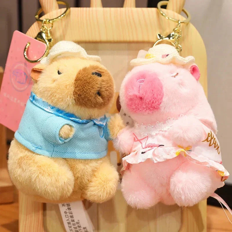 Adorable Summer Capybara Cuddly Plush Toy