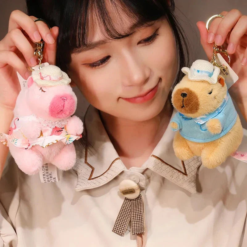 Adorable Summer Capybara Cuddly Plush Toy