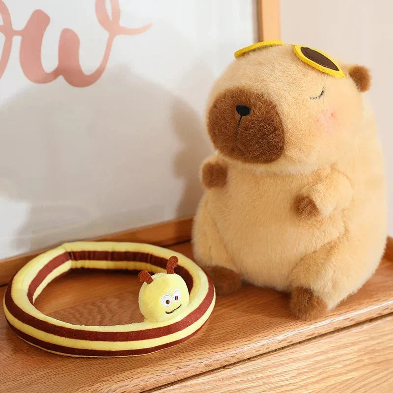 Adorable Summer Capybara Cuddly Plush Toy
