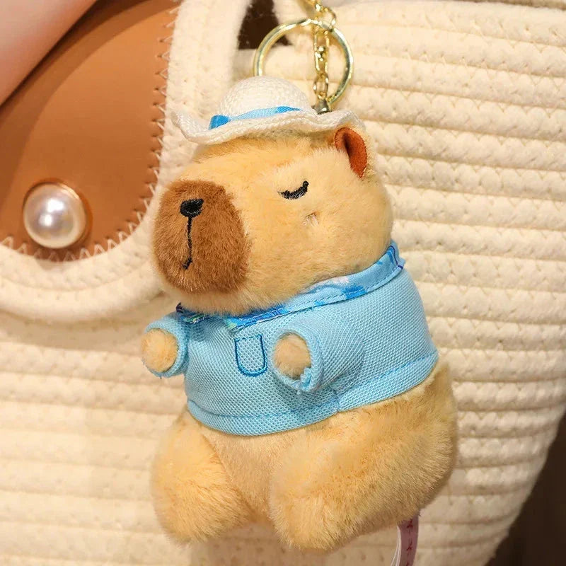 Adorable Summer Capybara Cuddly Plush Toy