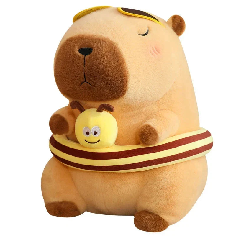 Adorable Summer Capybara Cuddly Plush Toy