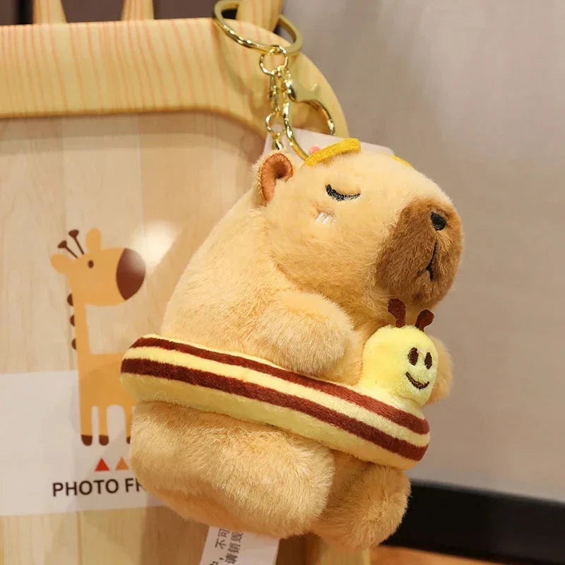 Adorable Summer Capybara Cuddly Plush Toy