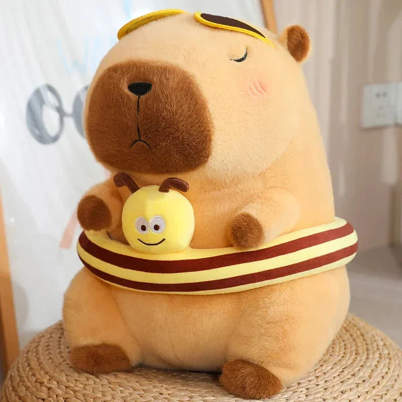 Adorable Summer Capybara Cuddly Plush Toy
