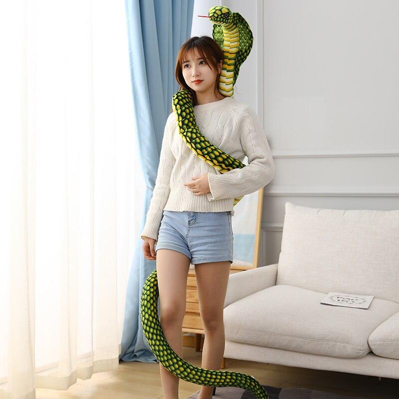 Giant 90" Ultra-Plush Snakeskin Cuddle Buddy