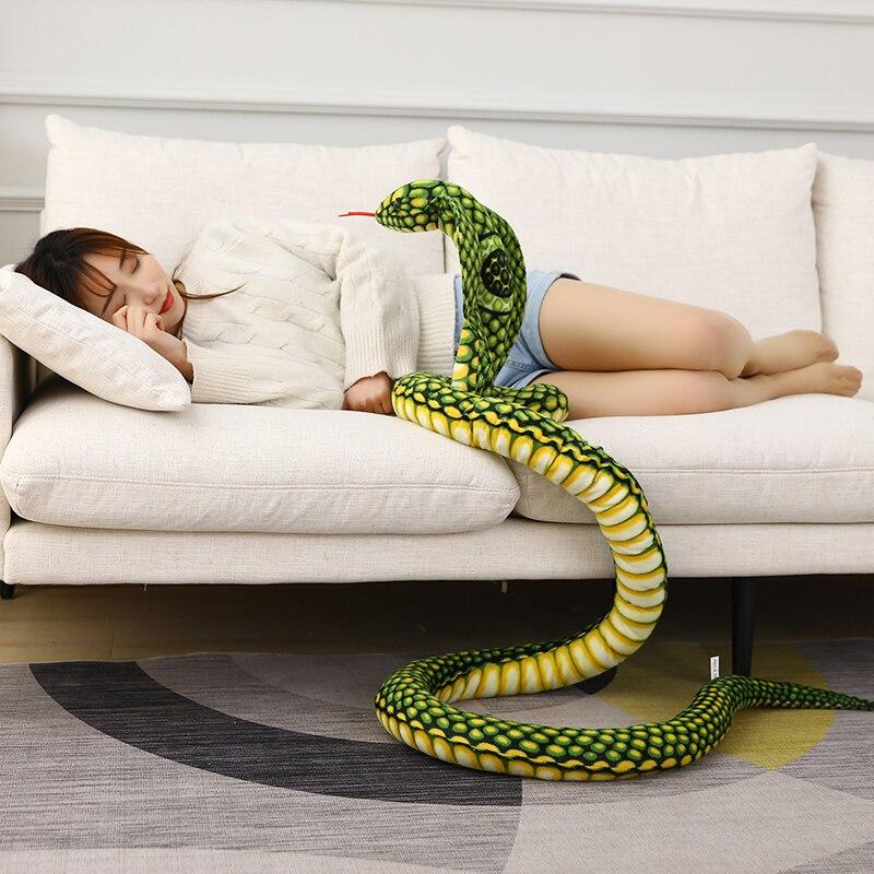 Extra Soft 90" Jumbo Snake Plush Toy