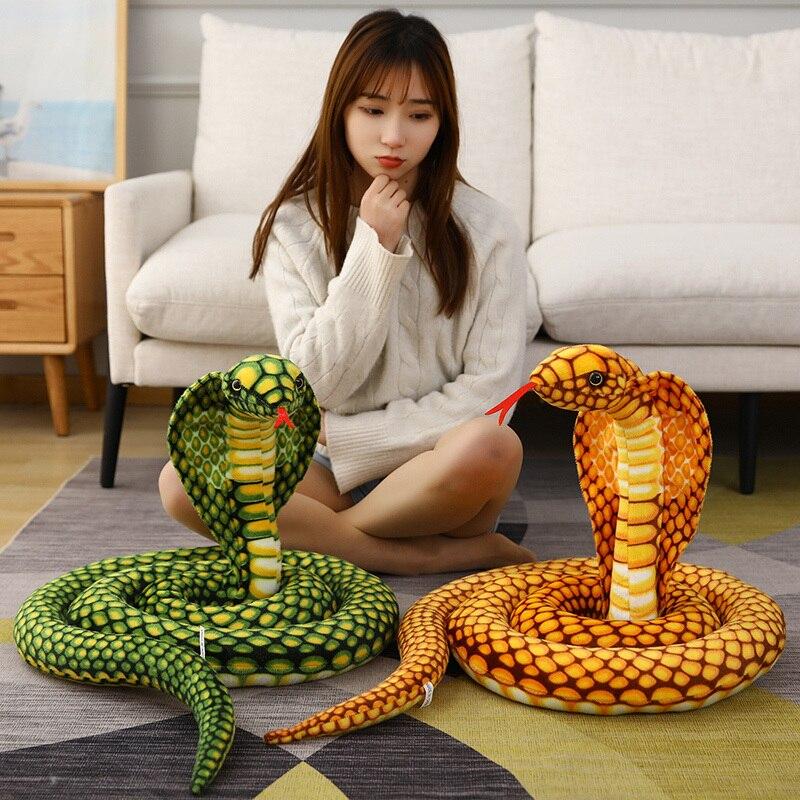 Extra Soft 90" Jumbo Snake Plush Toy