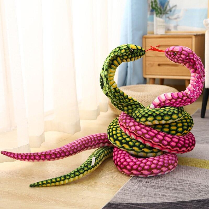Giant 90" Ultra-Plush Snakeskin Cuddle Buddy