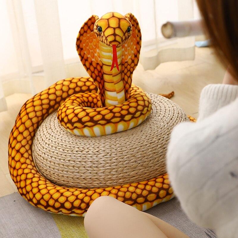Giant 90" Ultra-Plush Snakeskin Cuddle Buddy