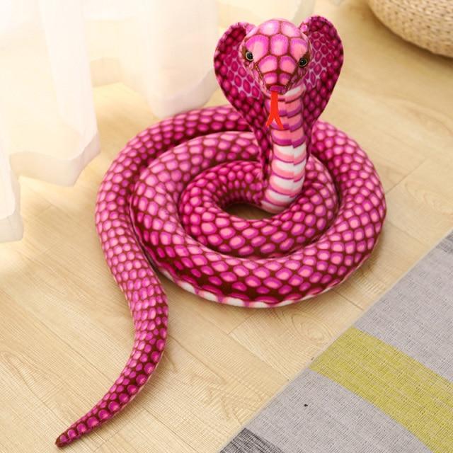Giant 90" Ultra-Plush Snakeskin Cuddle Buddy