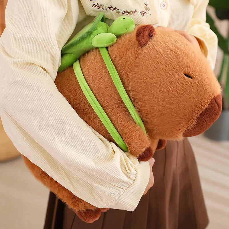 Charming Capybara Turtle Backpack Plush Toys