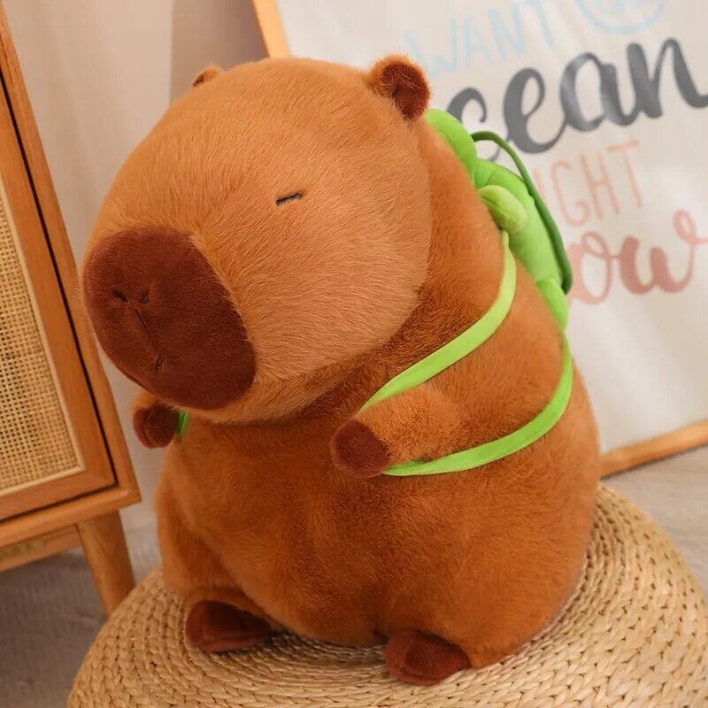 Charming Capybara Turtle Backpack Plush Toys