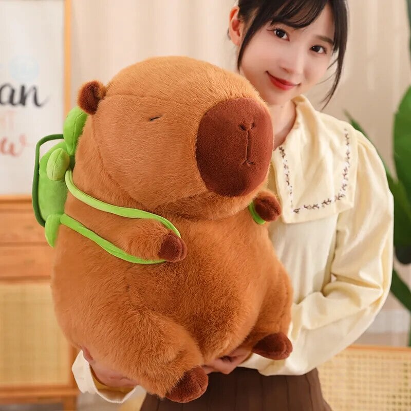 Charming Capybara Turtle Backpack Plush Toys