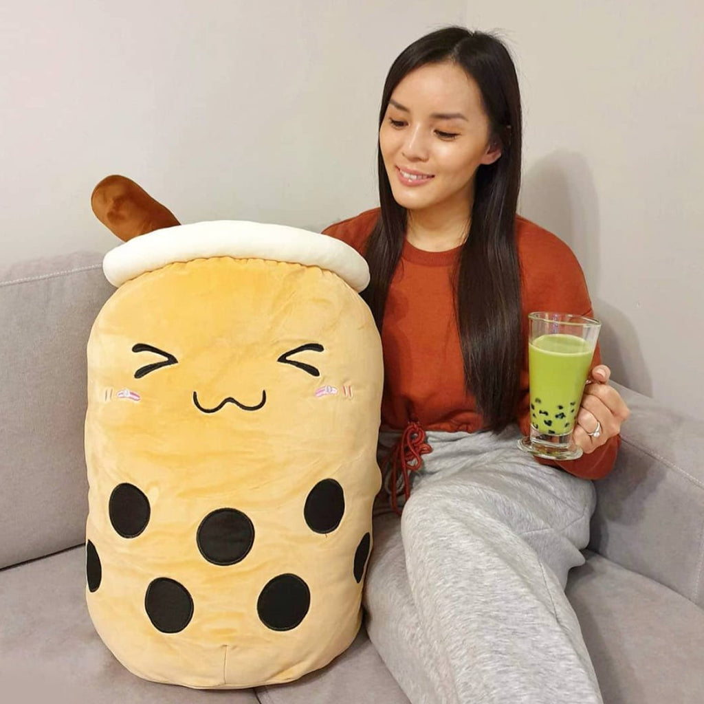 Delicious Bubble Tea-Inspired Family Fruit Plushies Collection
