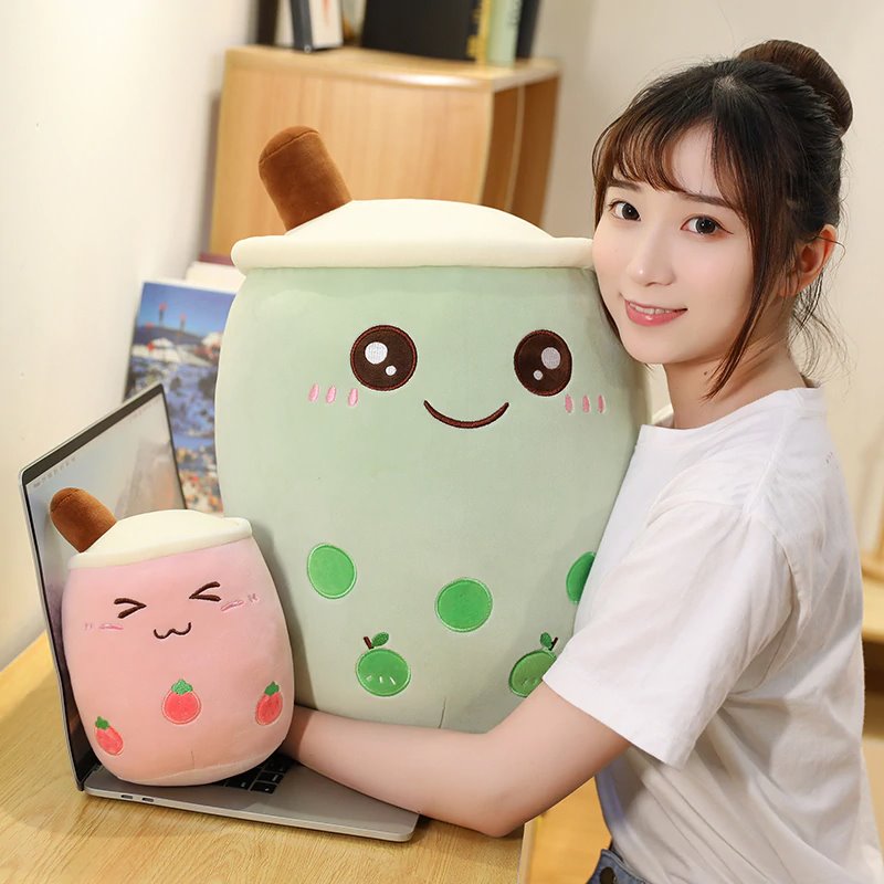 Delightful Bubble Tea Family Plush Fruit Collection