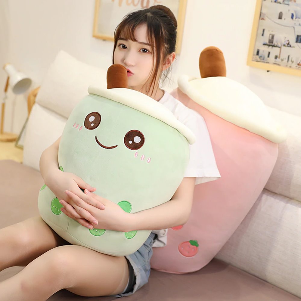 Delightful Bubble Tea Family Plush Fruit Collection