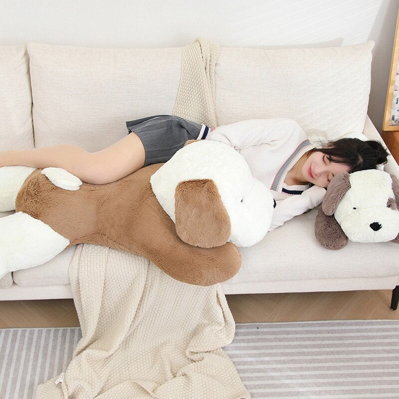 The Adorable Giant Fluffy Dog Plushie Family