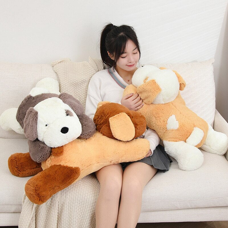 The Adorable Giant Fluffy Dog Plushie Family