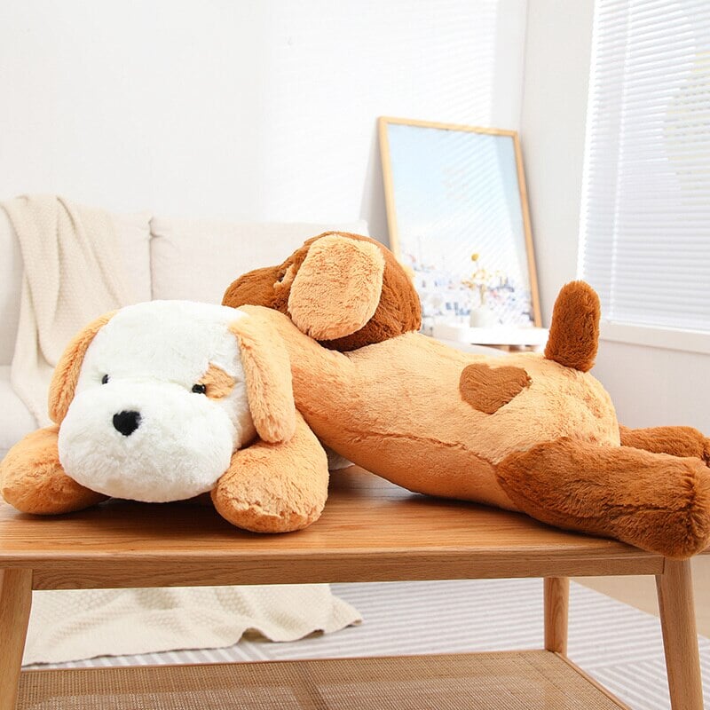 The Adorable Giant Fluffy Dog Plushie Family
