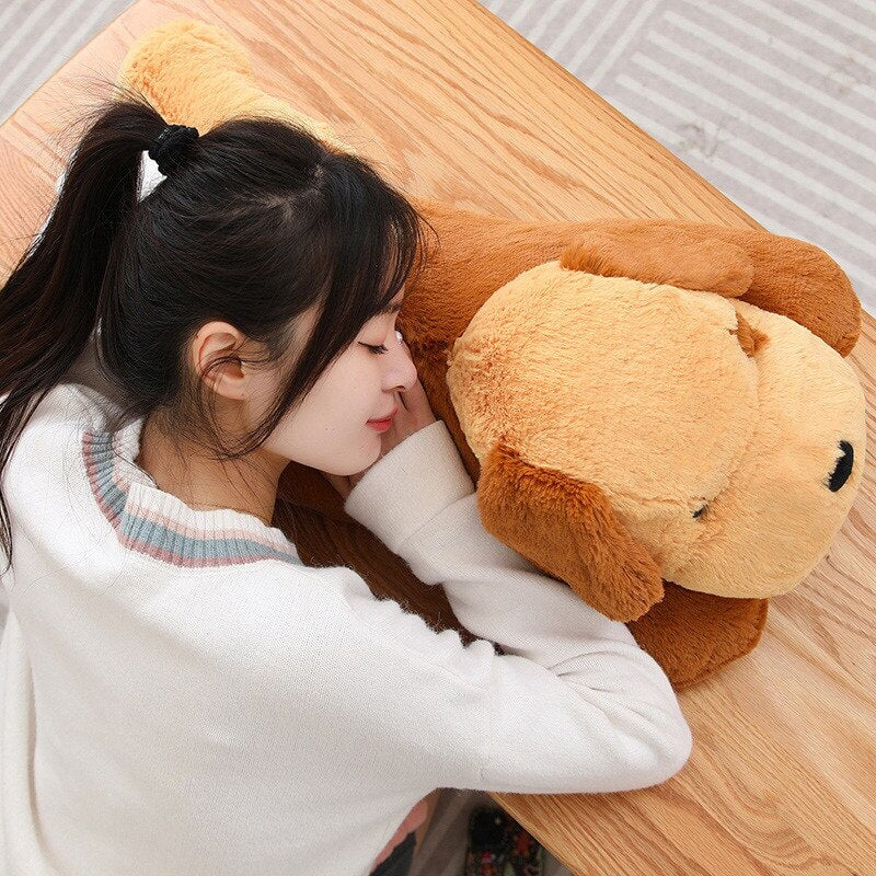 The Adorable Giant Fluffy Dog Plushie Family