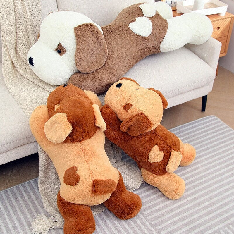 The Adorable Giant Fluffy Dog Plushie Family