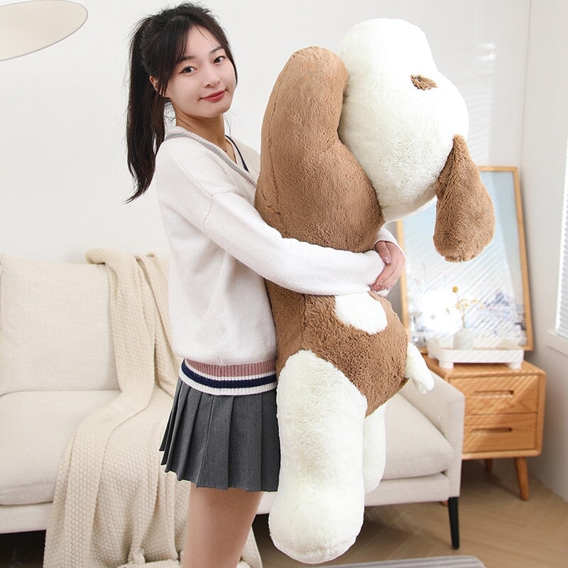 The Adorable Giant Fluffy Dog Plushie Family