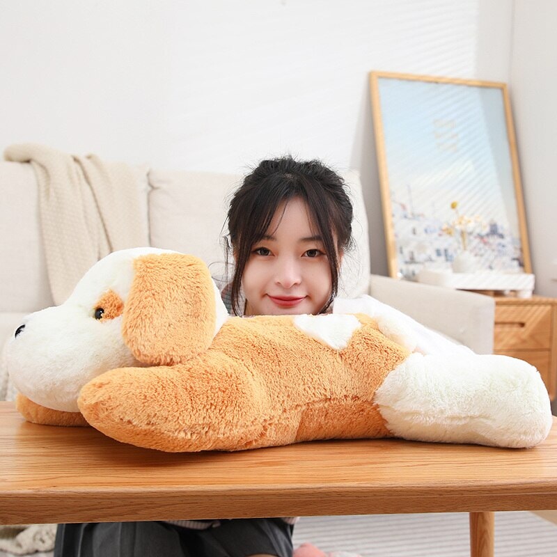 The Adorable Giant Fluffy Dog Plushie Family