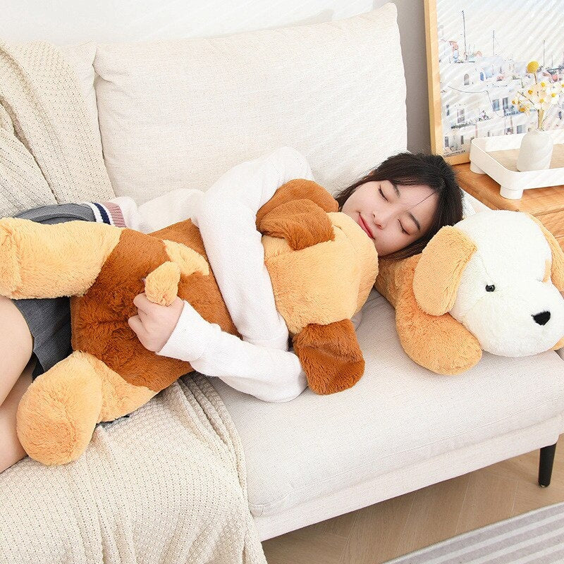 The Adorable Giant Fluffy Dog Plushie Family