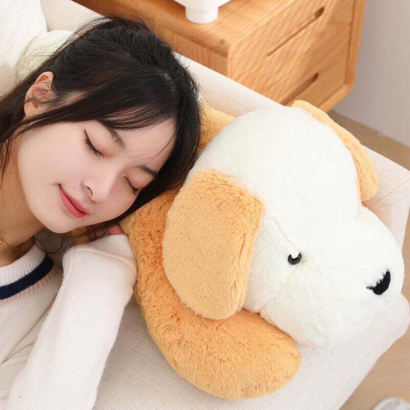 The Adorable Giant Fluffy Dog Plushie Family