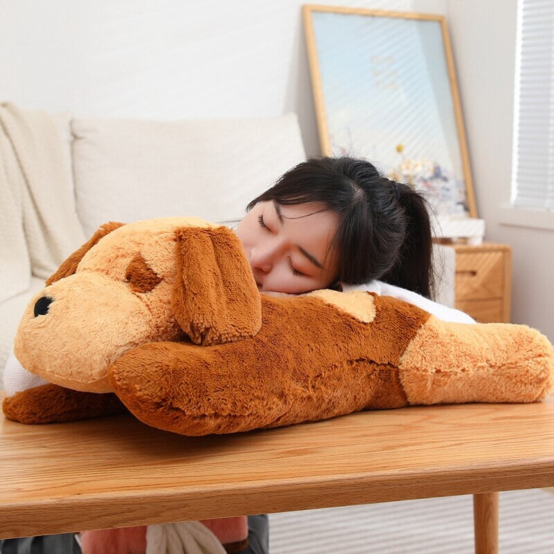 The Adorable Giant Fluffy Dog Plushie Family