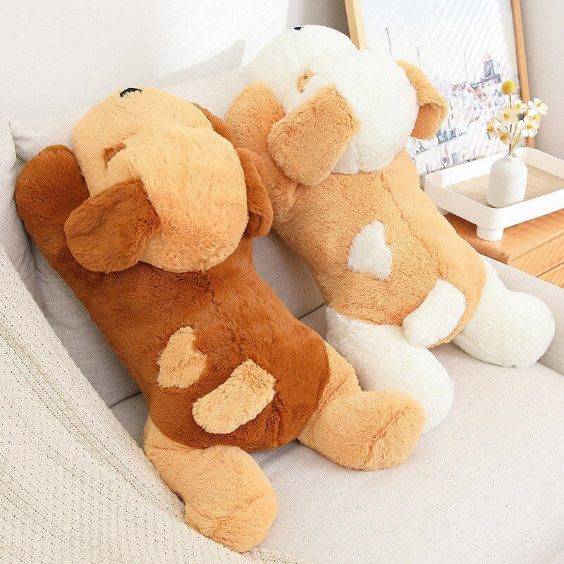 The Adorable Giant Fluffy Dog Plushie Family
