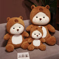 Adorable White Bear Capybara Plush Costume Toy