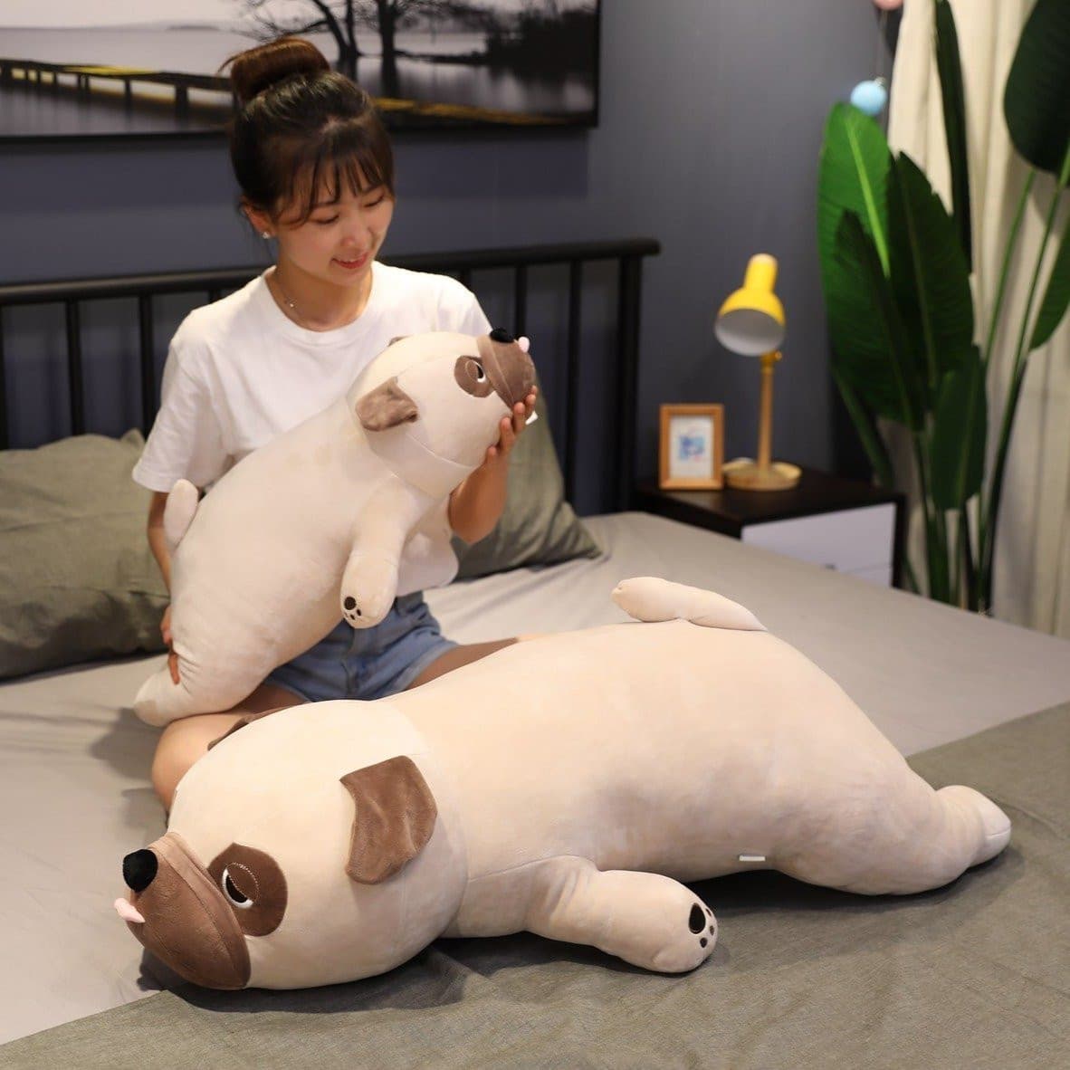Plumpy Kawaii Bubba the Pug Plushie