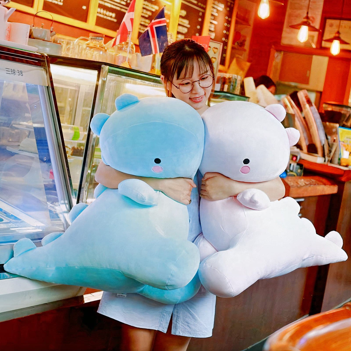 Gigantic Plumpy Kawaii Fluffysaurus Dinosaur Plushie