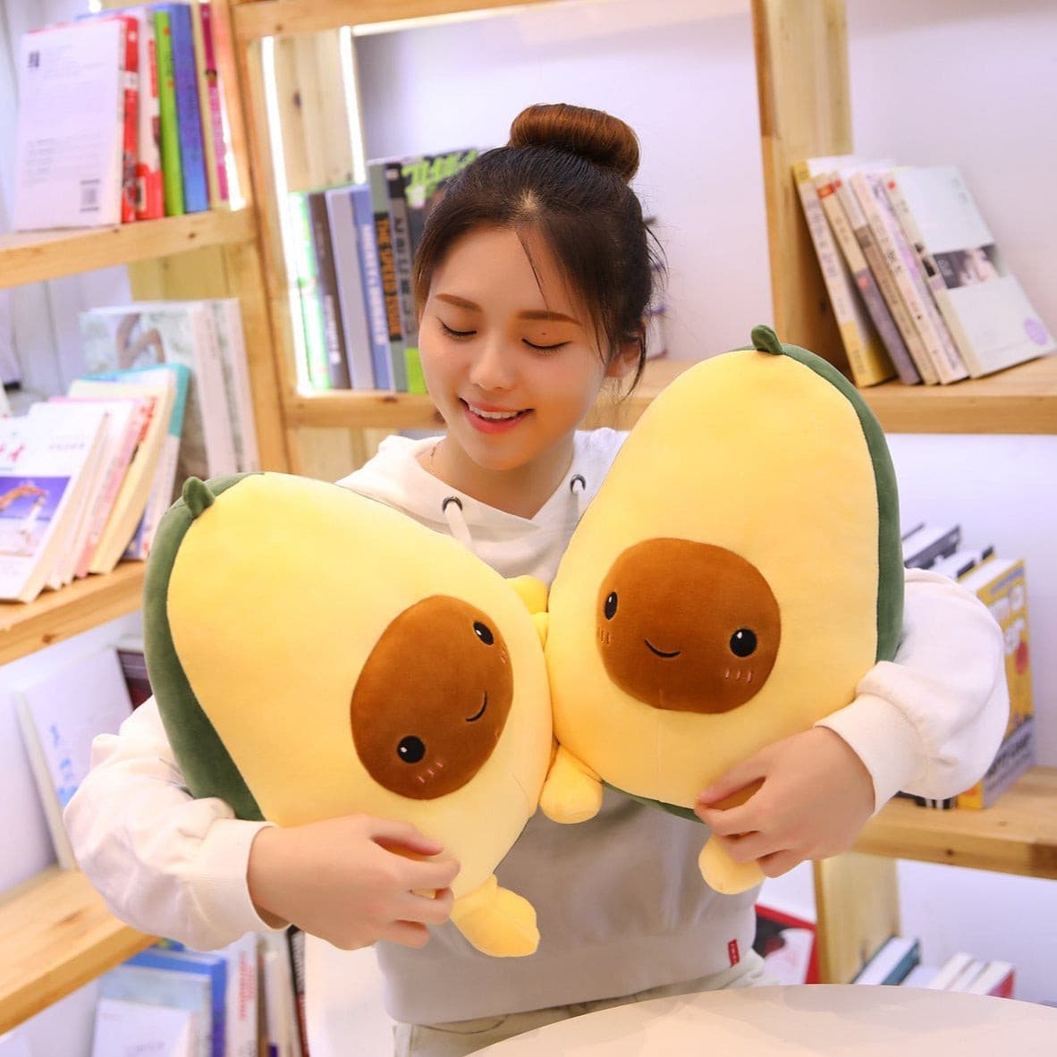 Large Plumpy Happy Avocado-kun Plushie