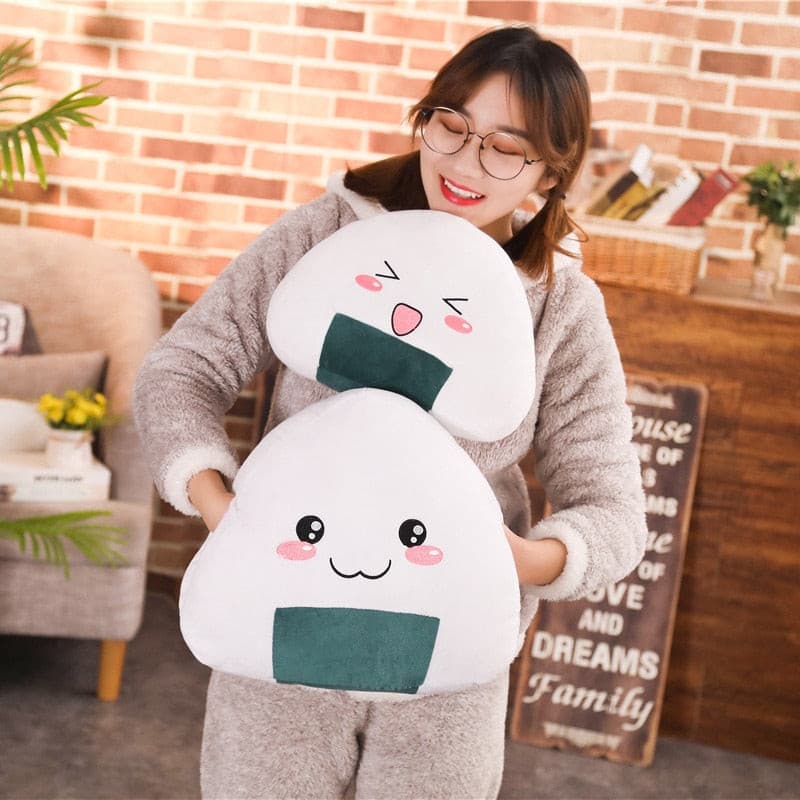 Large Plumpy Kawaii Rice Ball Plushie