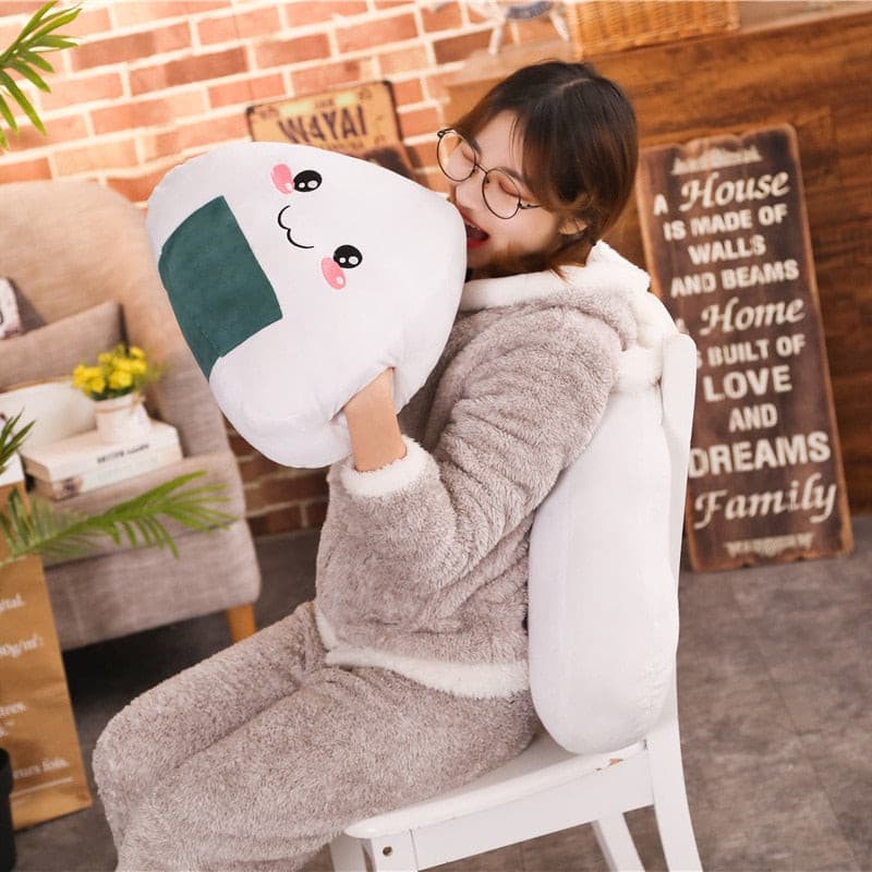 Large Plumpy Kawaii Rice Ball Plushie