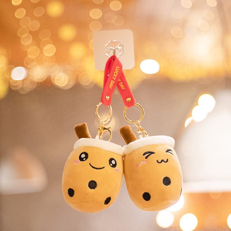 Plumpy Bubbly Boba Keychain
