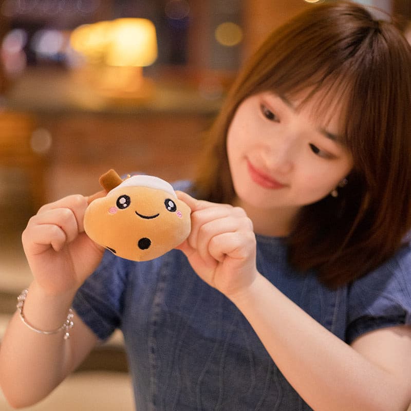 Plumpy Bubbly Boba Keychain