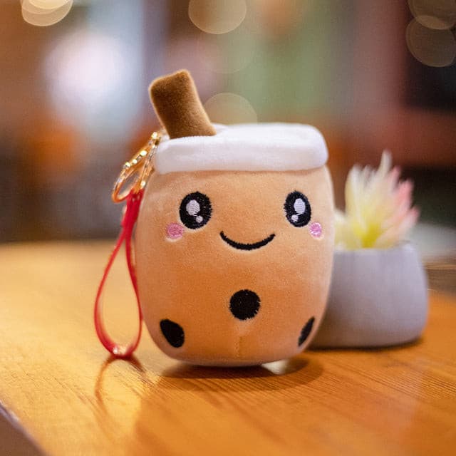 Plumpy Bubbly Boba Keychain
