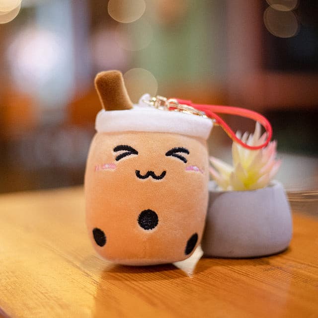Plumpy Bubbly Boba Keychain
